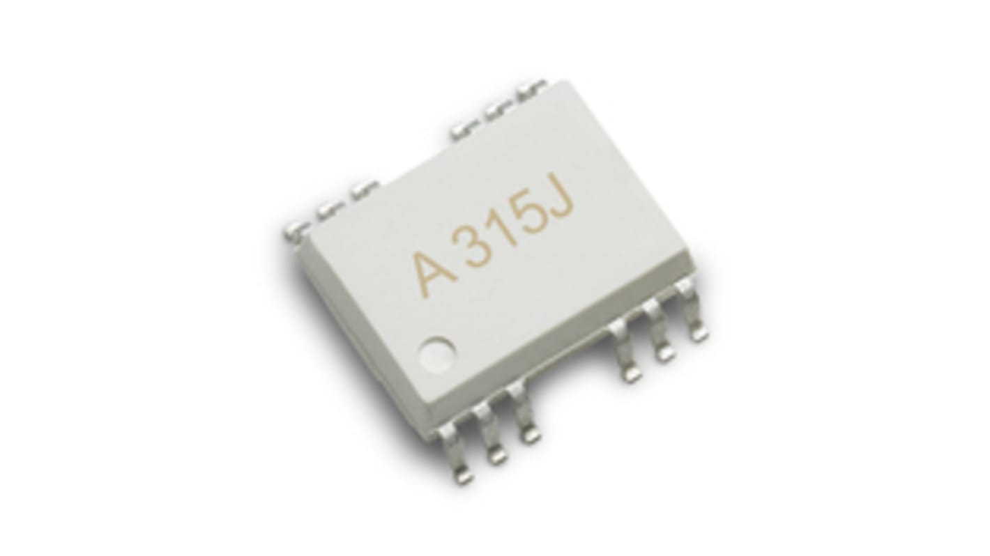 HCPL315J500E IGBT, MOSFET Output Dual Optocoupler, Surface