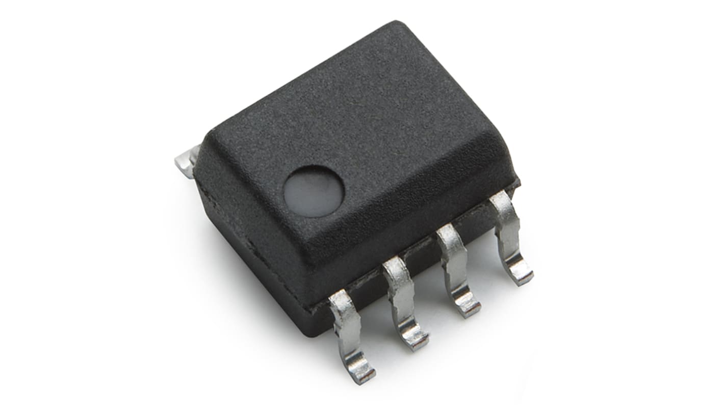 Broadcom, HCPL-0630-500E AC/DC Input Transistor Output Dual Optocoupler, Surface Mount, 8-Pin SO