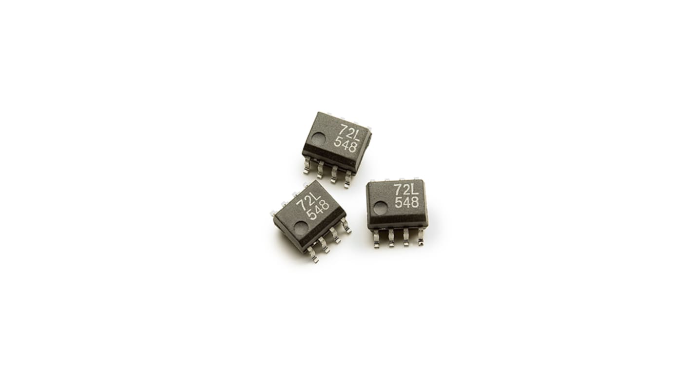 Broadcom, ACPL-072L-500E DC Input CMOS, TTL Output Optocoupler, Surface Mount, 8-Pin SO