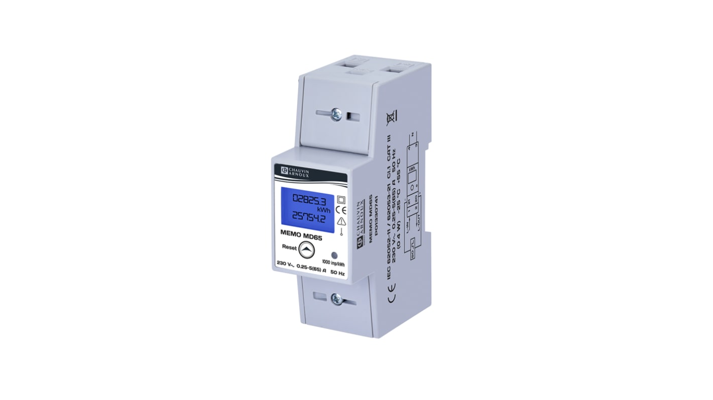 Chauvin Arnoux Energy 1 Phase LCD Energy Meter