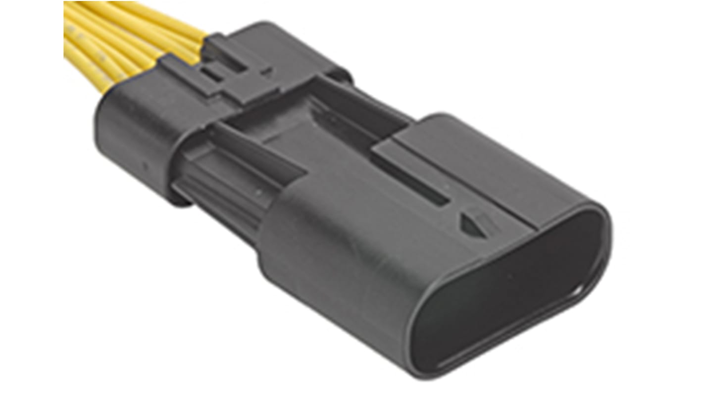 Molex Squba Crimpsteckverbinder-Gehäuse Stecker 1.8mm, 8-polig / 1-reihig Gerade, Kabelmontage für Squba