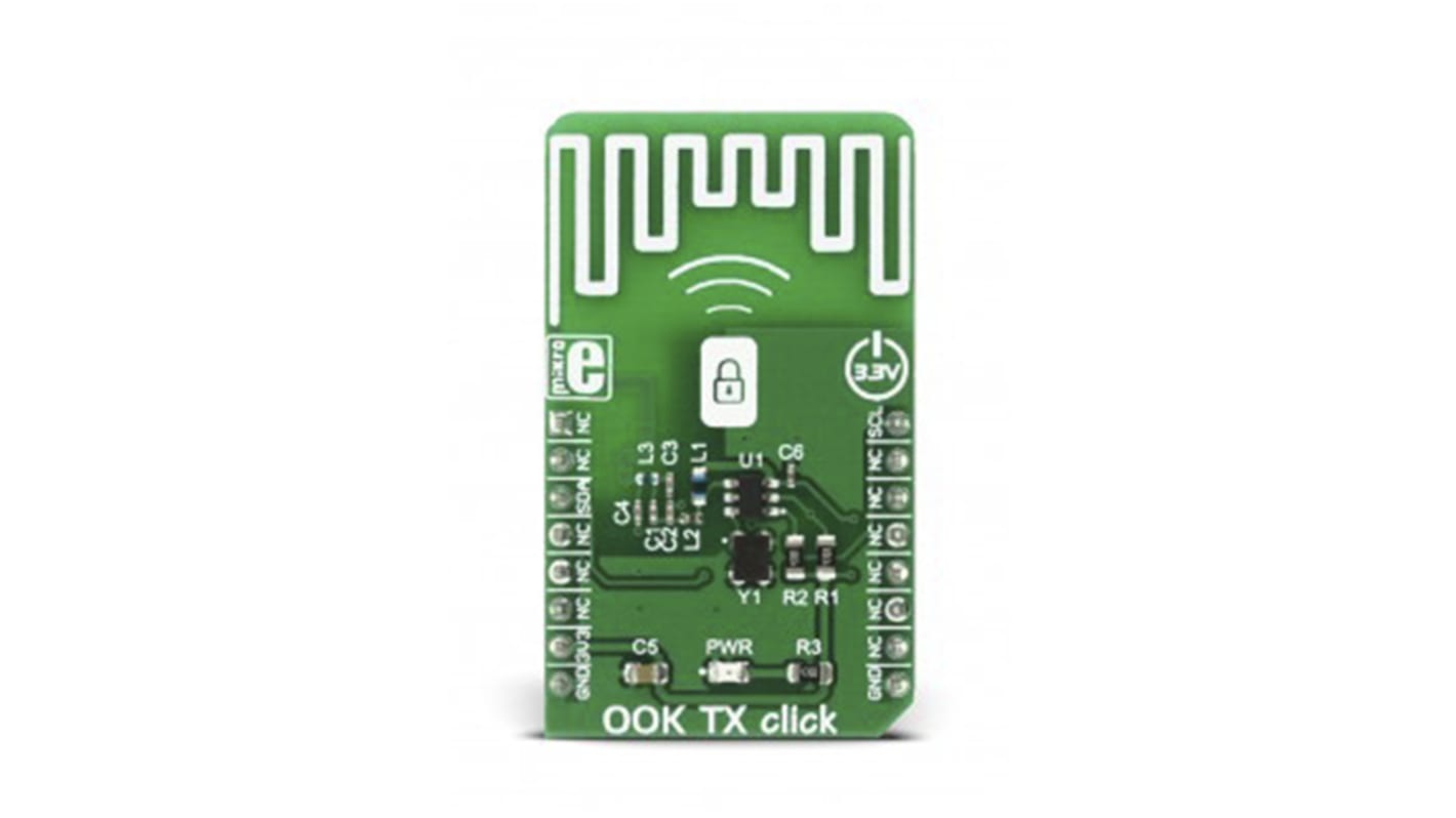 Inalámbrico I2C MikroElektronika MIKROE-2903, frecuencia 433MHZ