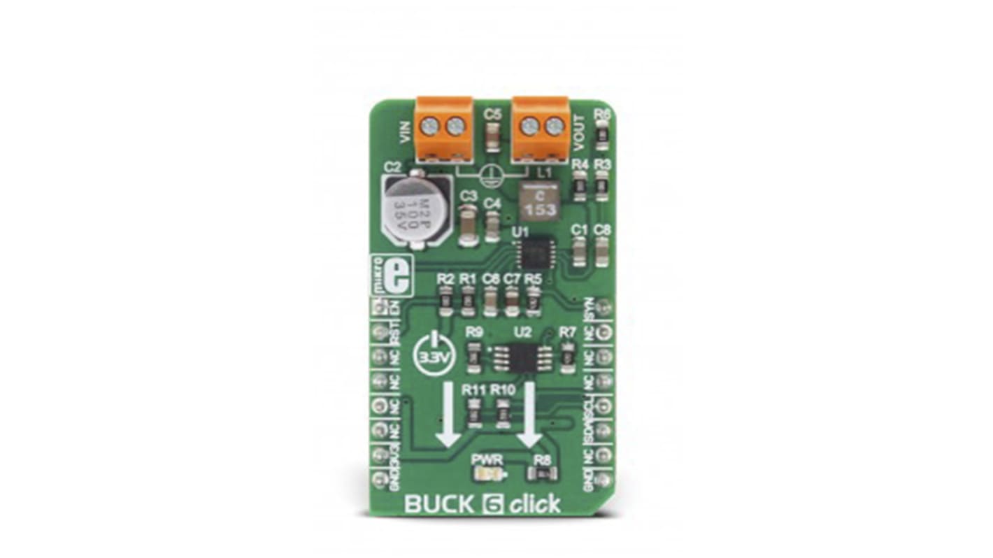 Conversor elevador de tensión MikroElektronika Buck 6 Click - MIKROE-2957