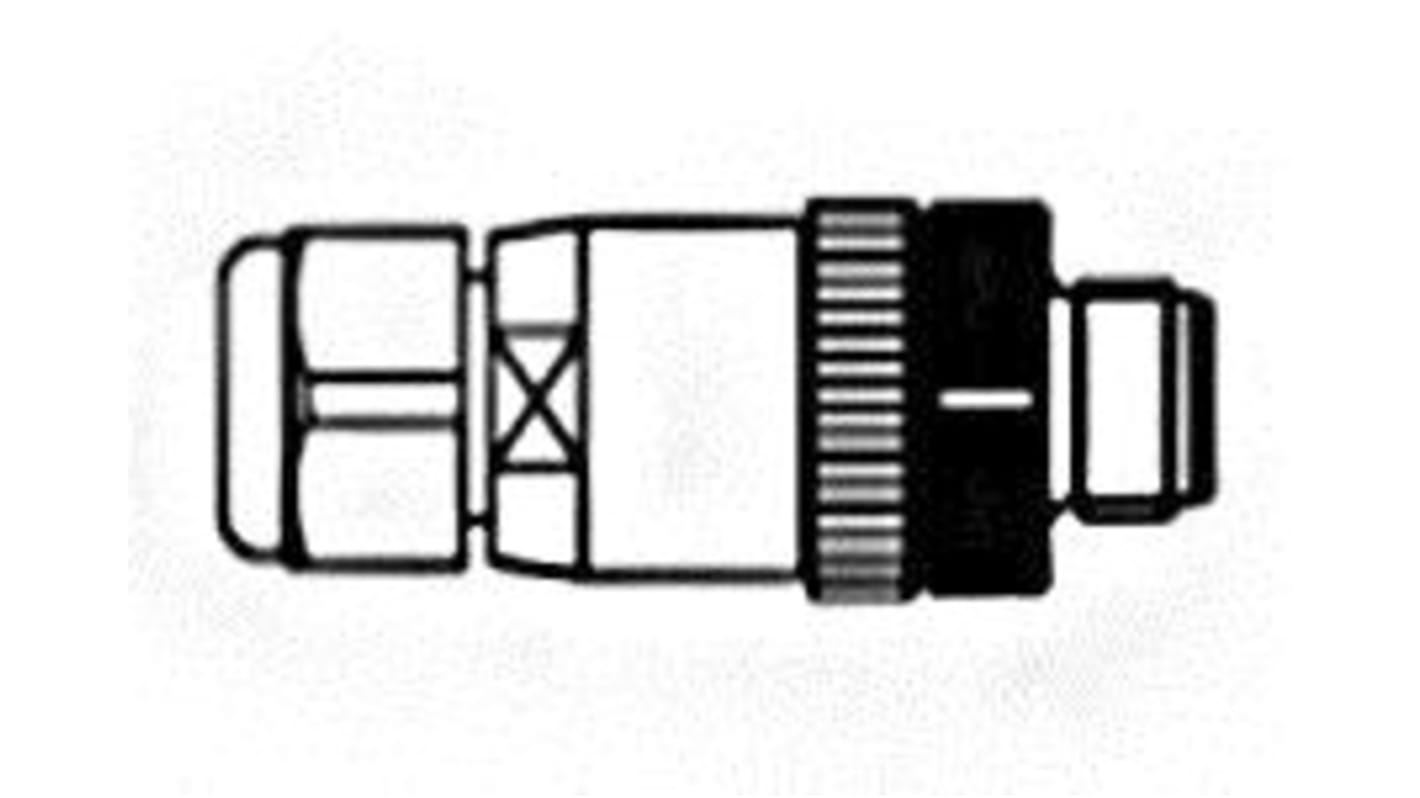 Molex Micro-Change M12 Rundsteckverbinder Stecker 8-polig / 2.0A Kabelmontage, Schraubanschluss IP 67