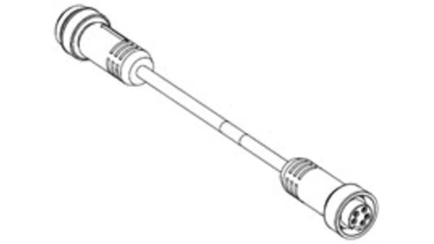 Cavo sensore/attuatore Molex 4 cond. Circolare da 7/8 poll. Femmina / Circolare da 7/8 poll. Maschio, L. 8m