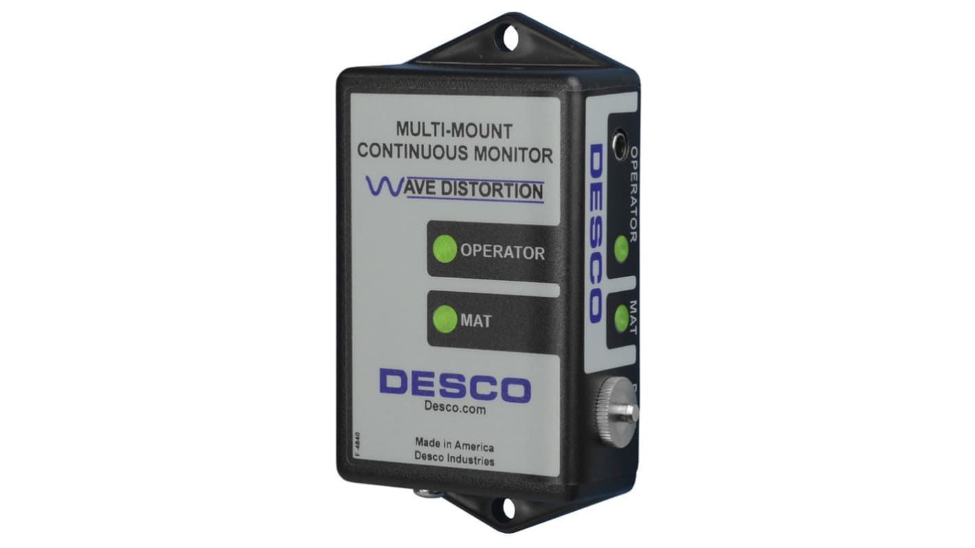 Desco Europe ESD-monitor til kontinuerlig overvågning, Forsyningsspænding: 24V