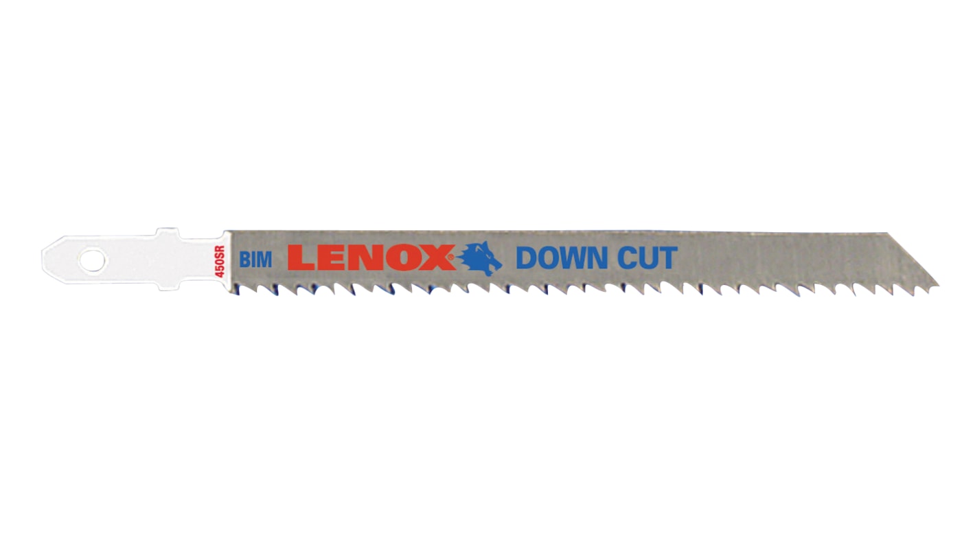 Lenox, 10 Teeth Per Inch 100mm Cutting Length Jigsaw Blade, Pack of 2