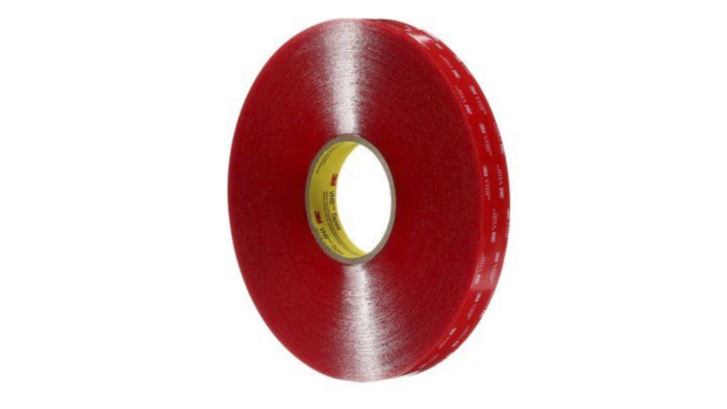 3M 4910 25mm x 33m 3M 4910F, VHB™ Clear Foam Tape, 25mm x 33m, 1mm