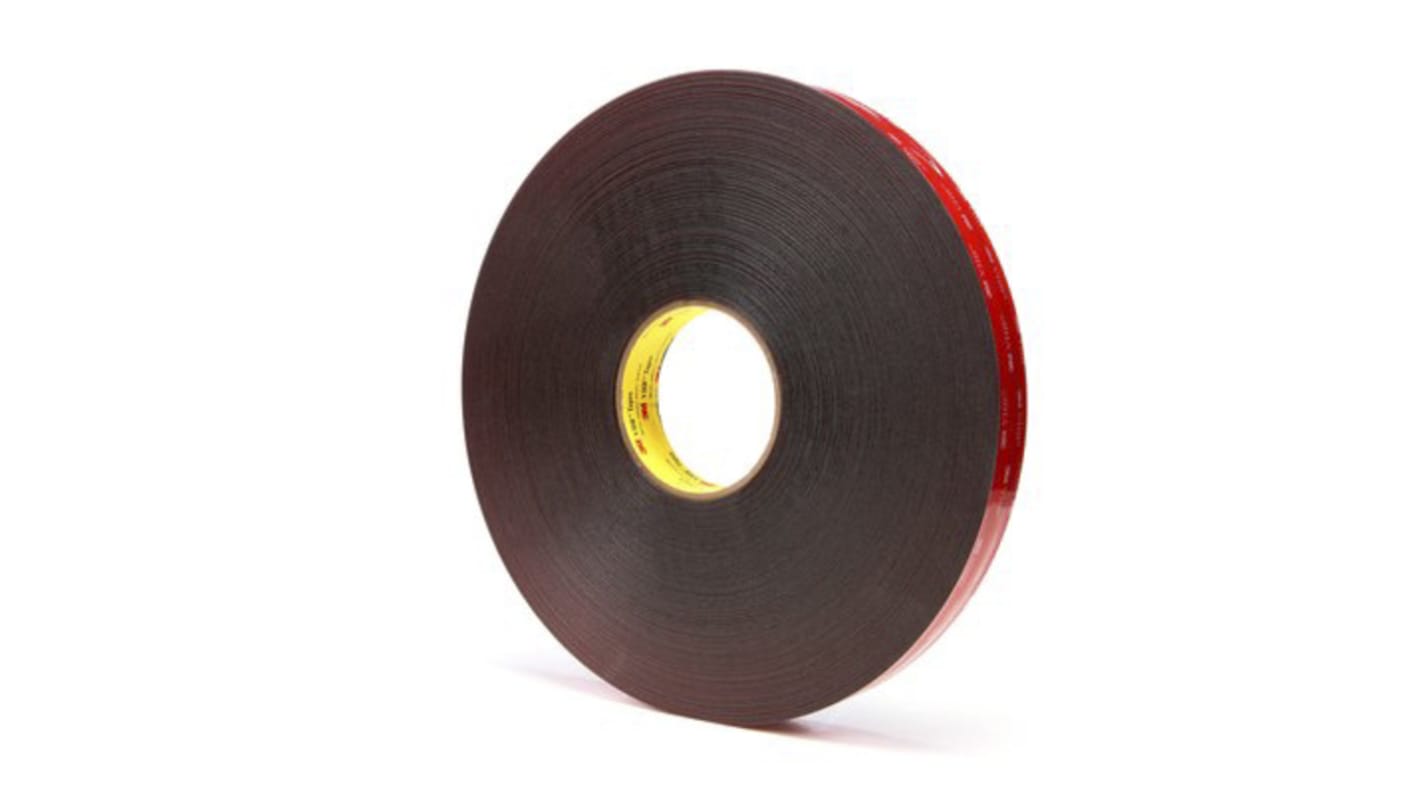 3M 5925F, VHB™ Black Foam Tape, 12mm x 33m, 0.6mm Thick
