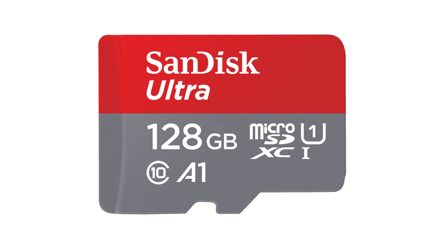 SDSQUAR128GGN6IA Sandisk 128 GB MicroSDXC Micro SD Card, Class 10
