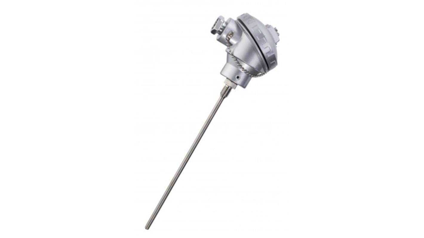 RS PRO Type J Thermocouple 200mm Length, 6mm Diameter → +1200°C