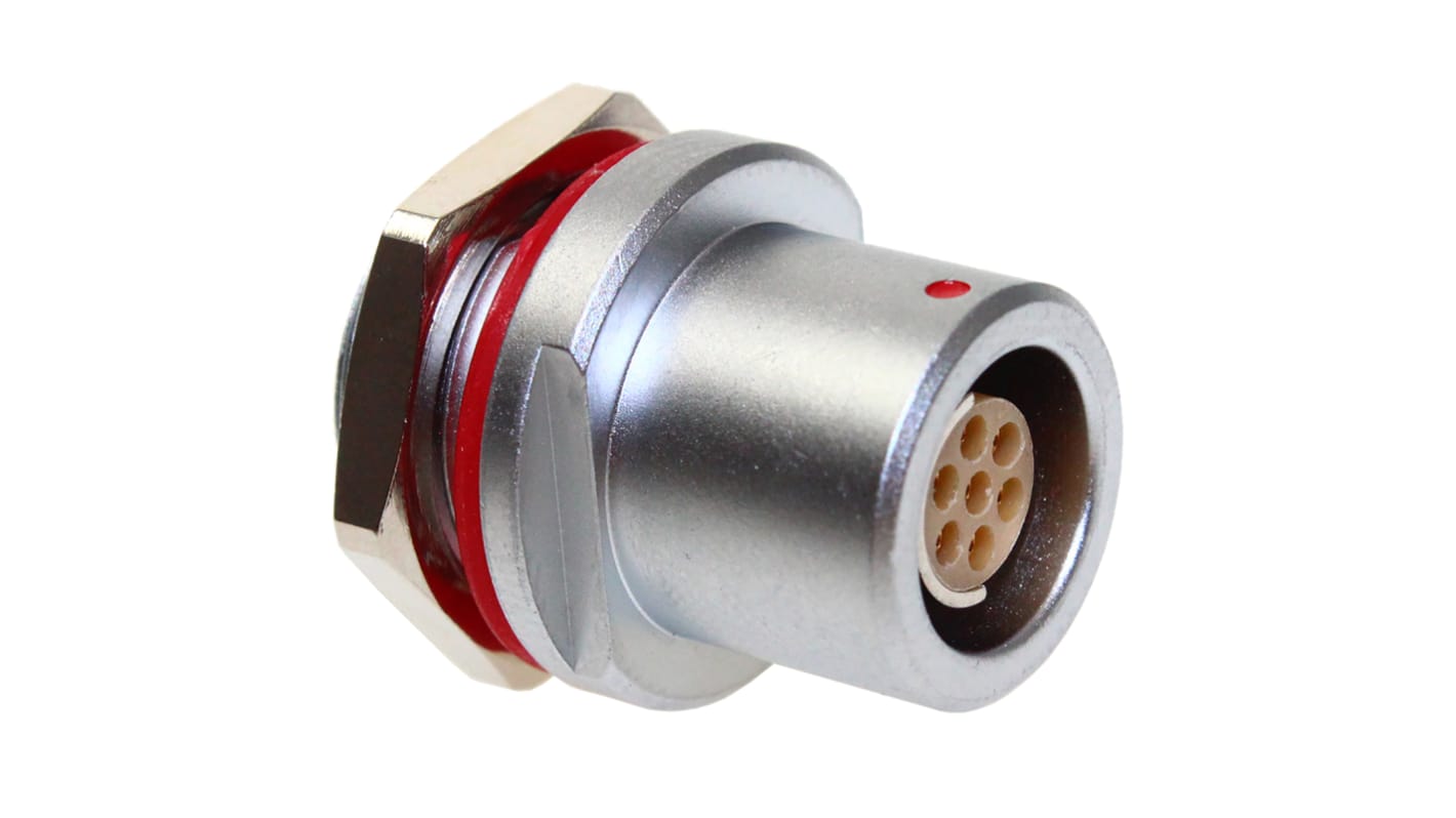 CAMDENBOSS Circular Connector, 7 Contacts, Panel Mount, Socket, Female, IP68, CamCirc CCE2 Series