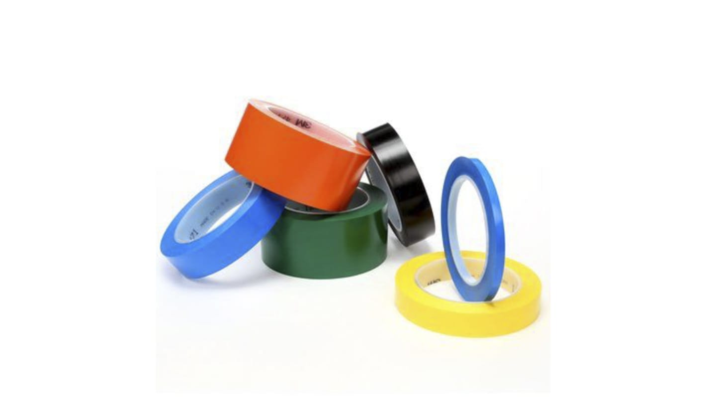 3M Scotch 471 Blue Vinyl 33m Lane Marking Tape, 0.14mm Thickness