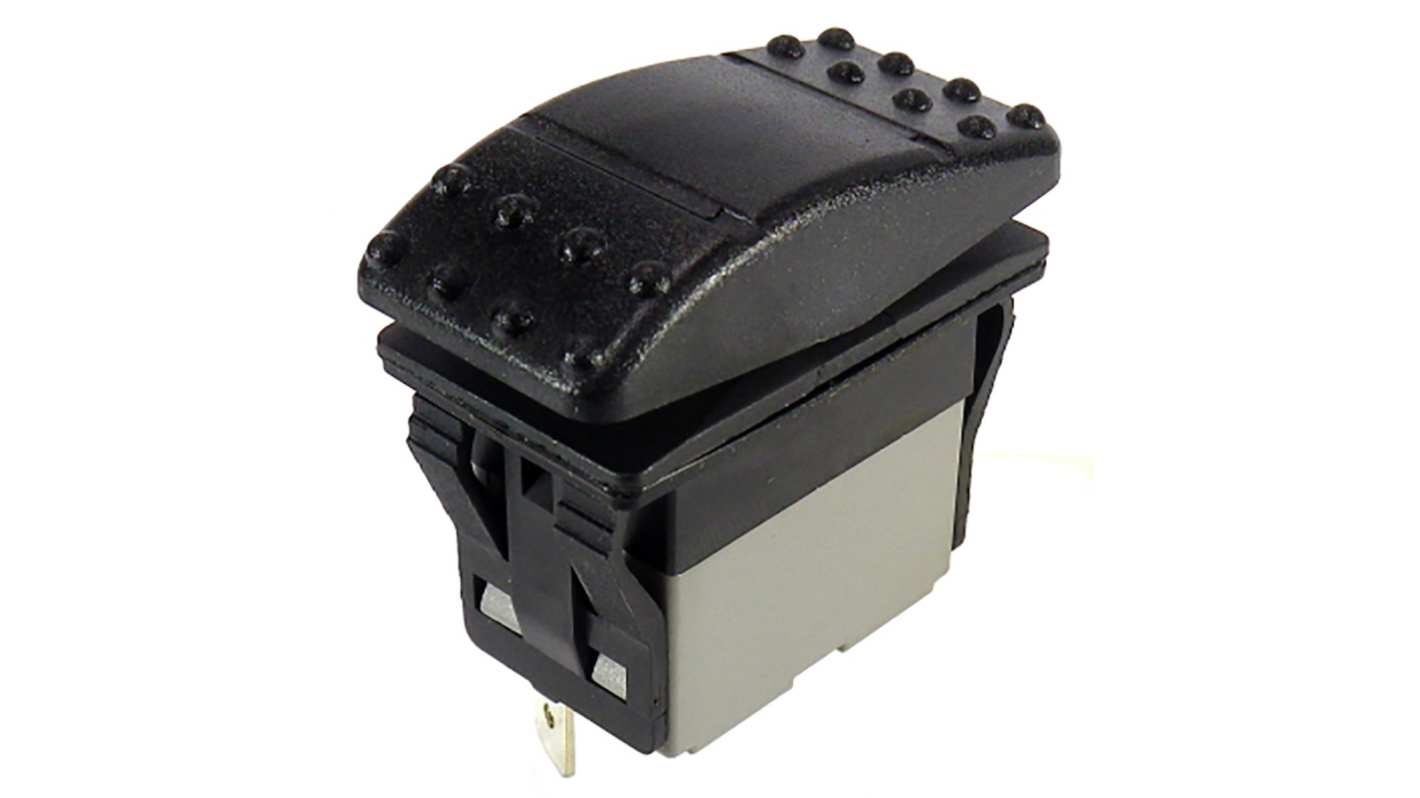 RS PRO Illuminated DPST, Momentary Rocker Switch Panel Mount RS