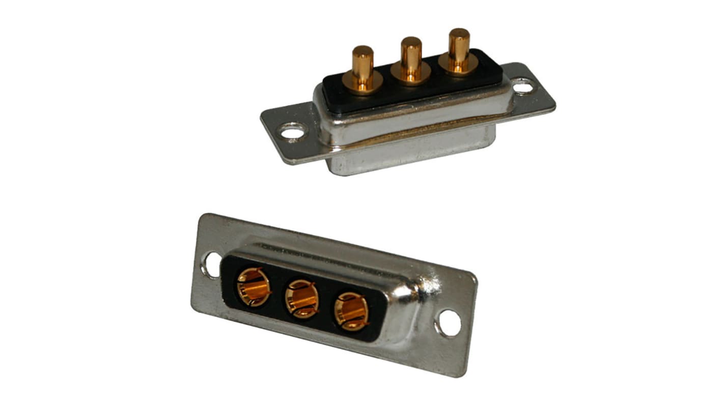 Conector D-sub Norcomp, Serie 681M, paso 2.794mm, Recto D-sub con contactos mixtos, Montaje en orificio pasante,