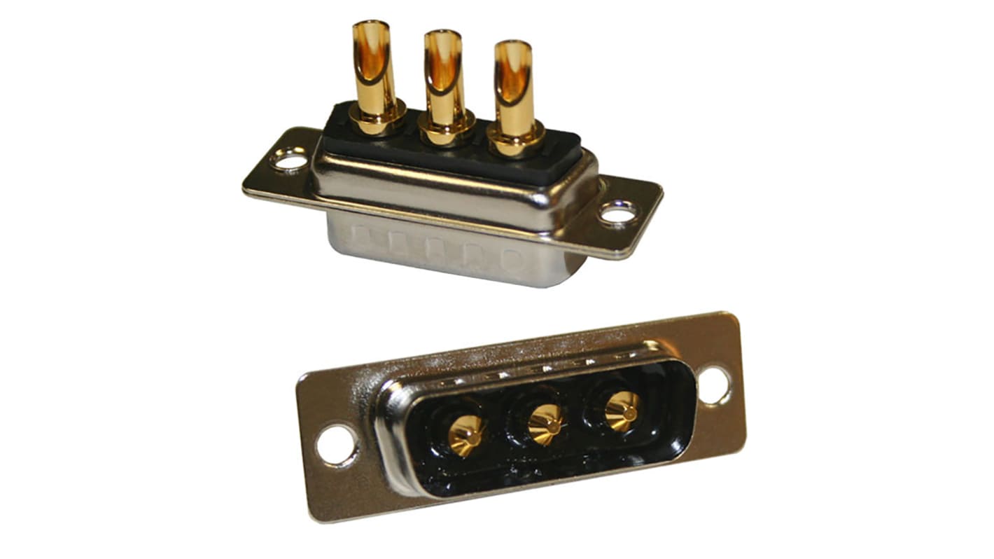 Conector D-sub Norcomp, Serie 680S, paso 2.77mm, Recto D-sub con contactos mixtos, Montaje en Panel Mount, Hembra,