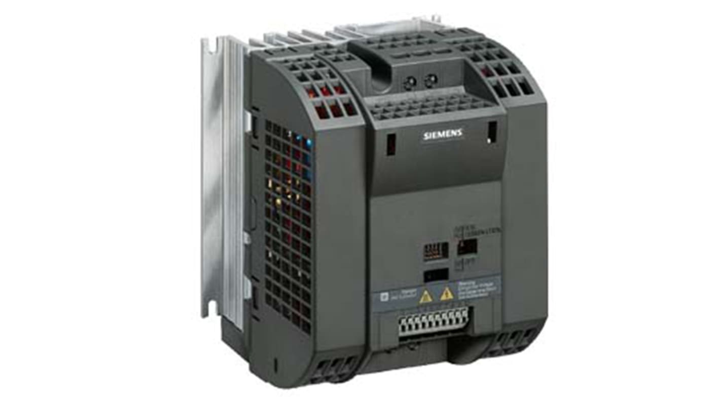Siemens Inverter Drive, 1.1 kW, 1, 3 Phase, 230 V ac, 14.7 A, SINAMICS G110 Series