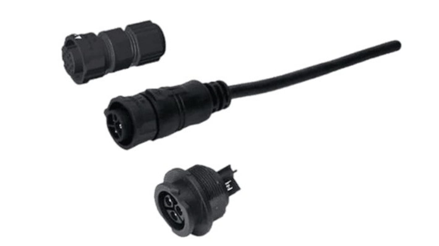 Amphenol Industrial Circular Connector, 8 Contacts, Front Mount, Plug, Male, IP68, X-Lok Series