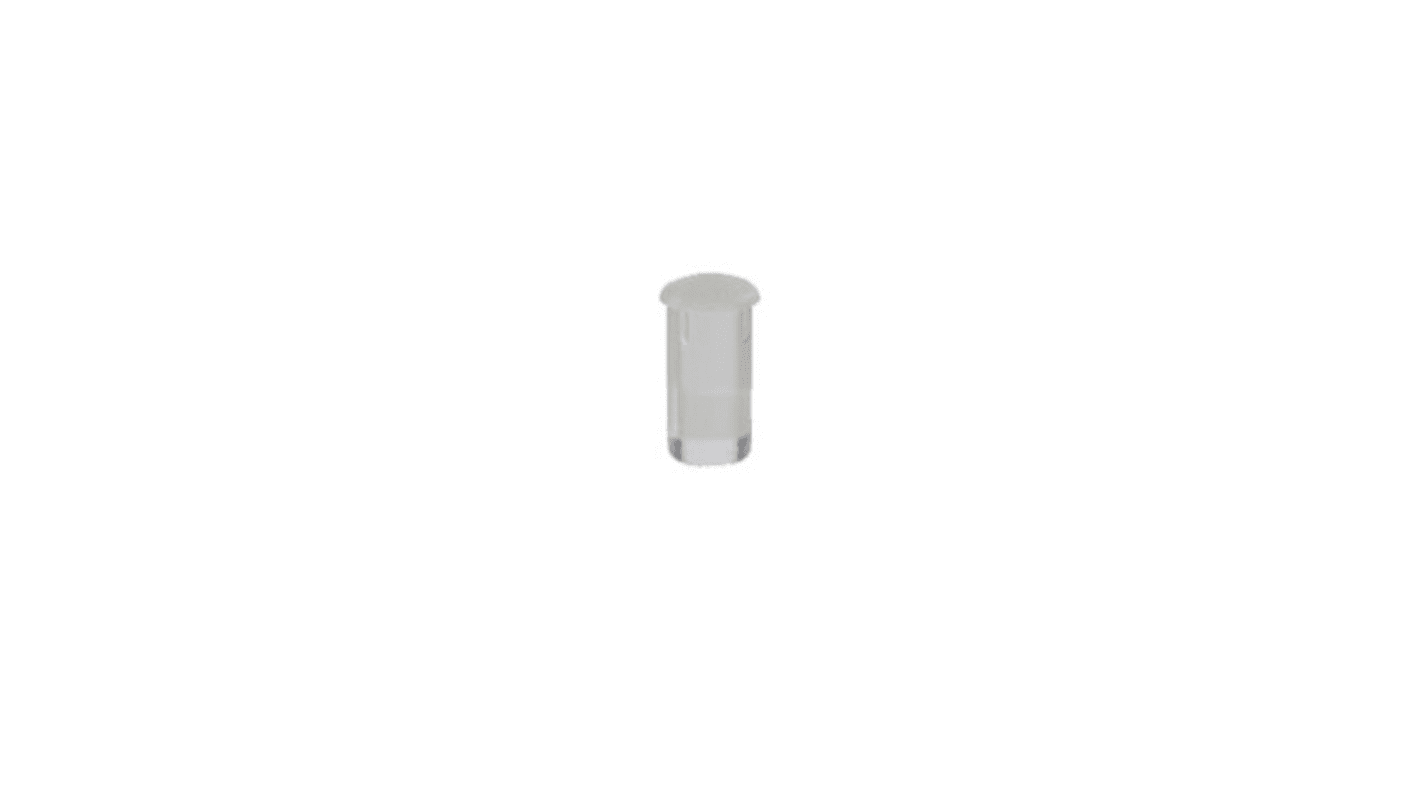 Bivar LED-Lichtleiter Vertikal, , Rund-Linse Schwarz 5 Dia. x 4.5mm, Tafelmontage