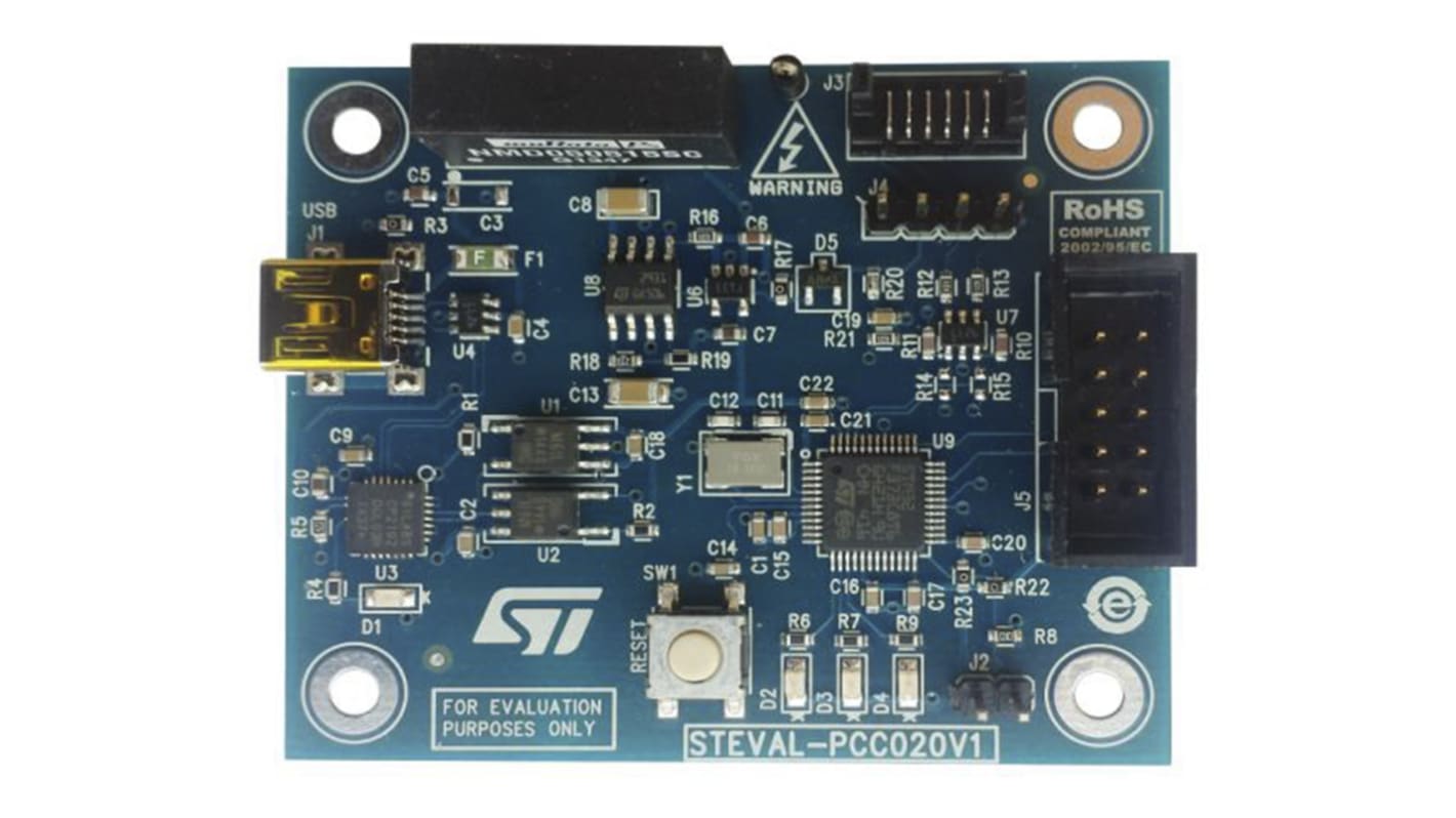 STMicroelectronics STEVAL-PCC020V1 USB → I2C/UART Bridge Evaluation Board for HVDPS STNRG011 STEVAL-PCC020V1