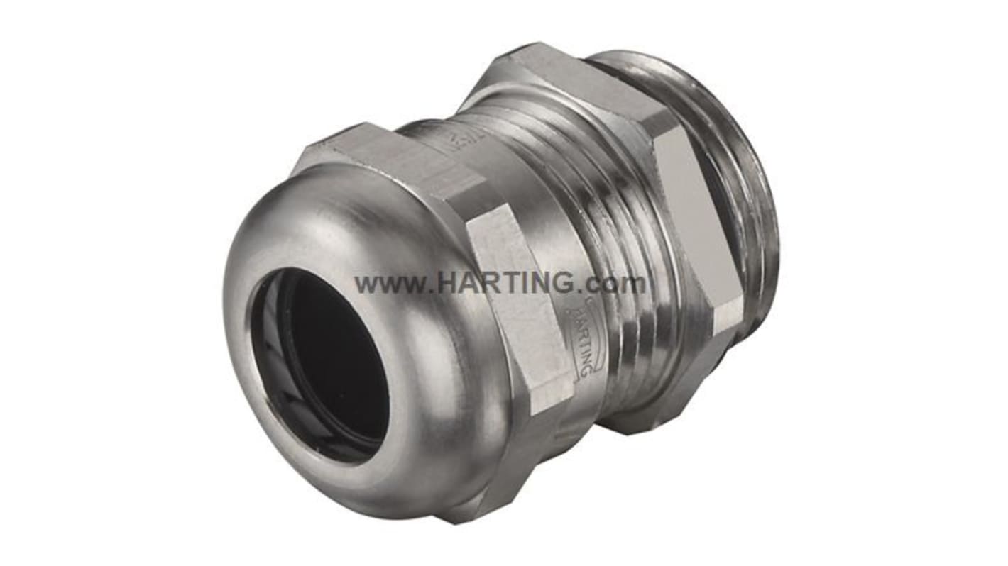 HARTING Cable Gland, Han CGM-M Series Thread Size M50, For Use With Connectors