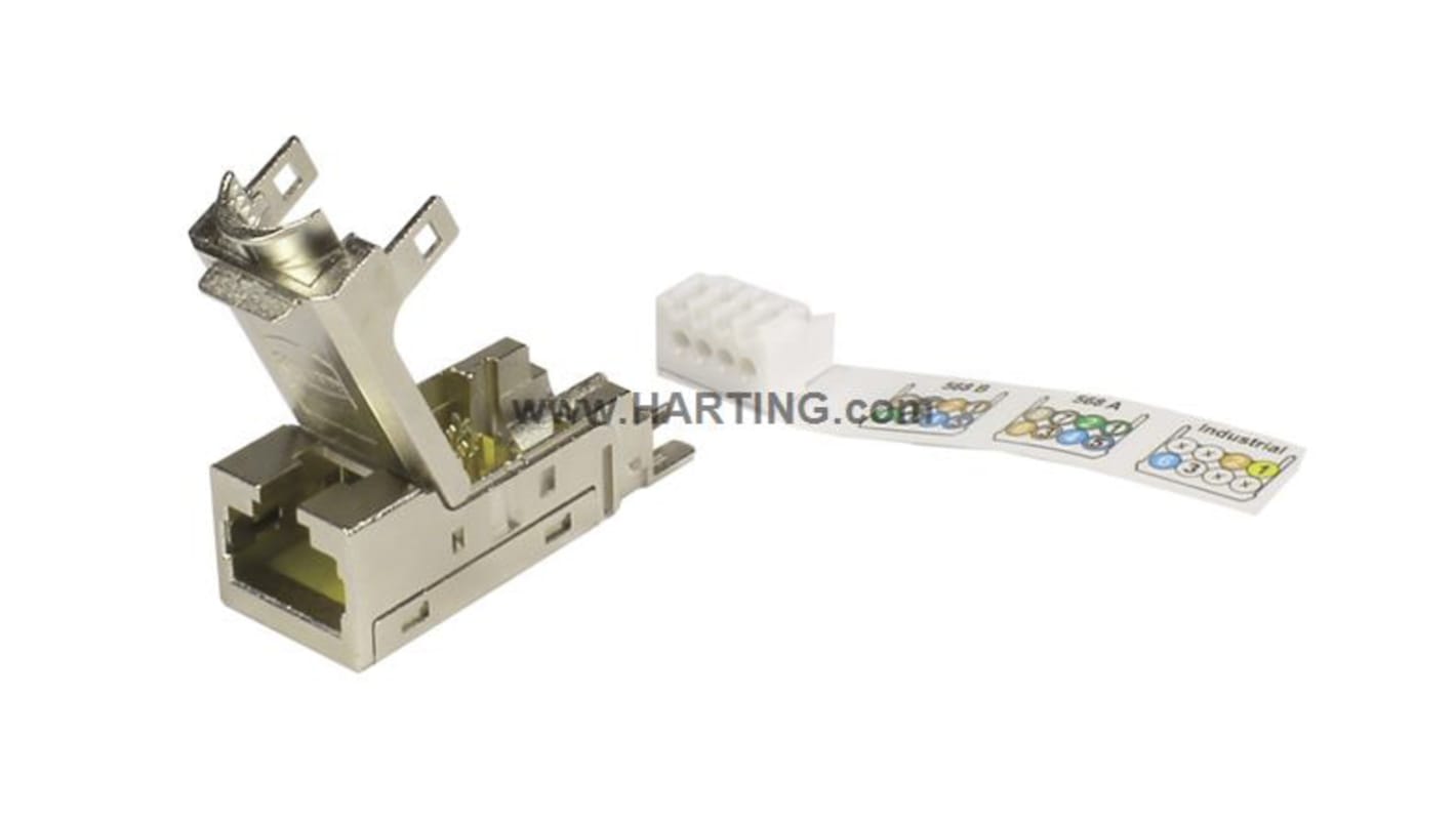 Connecteur industriel HARTING série HARTING RJ Industrial, 8 Contacts