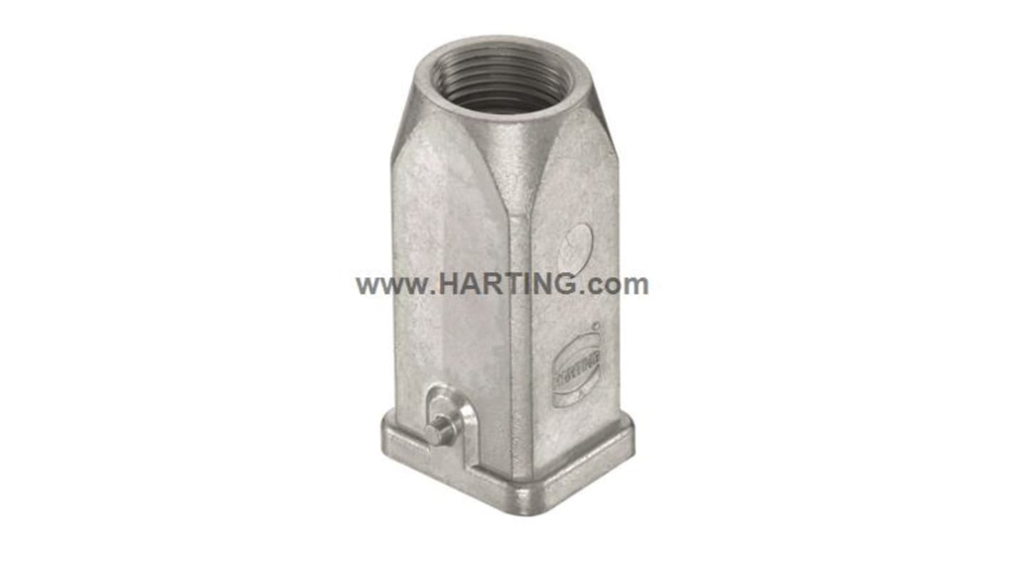 Carcasa para conector industrial con entrada superior HARTING serie Han EMC tamaño 3A, con rosca PG11