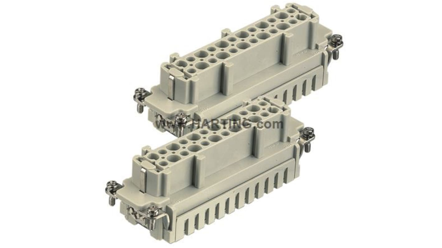 Inserto de conector de potencia HARTING Hembra, serie Han ES, configuración 48P