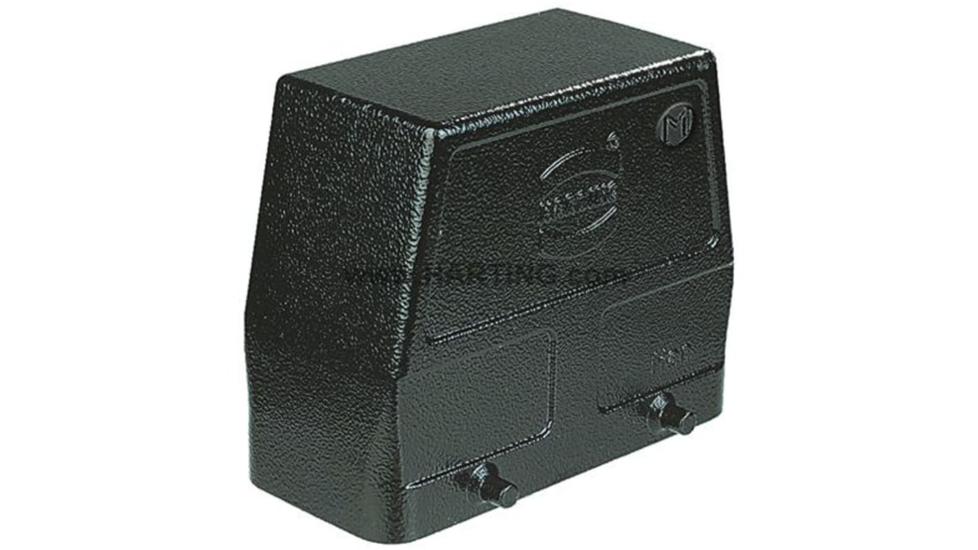 Carcasa para conector industrial con entrada lateral HARTING serie Han M tamaño 16B, con rosca M32