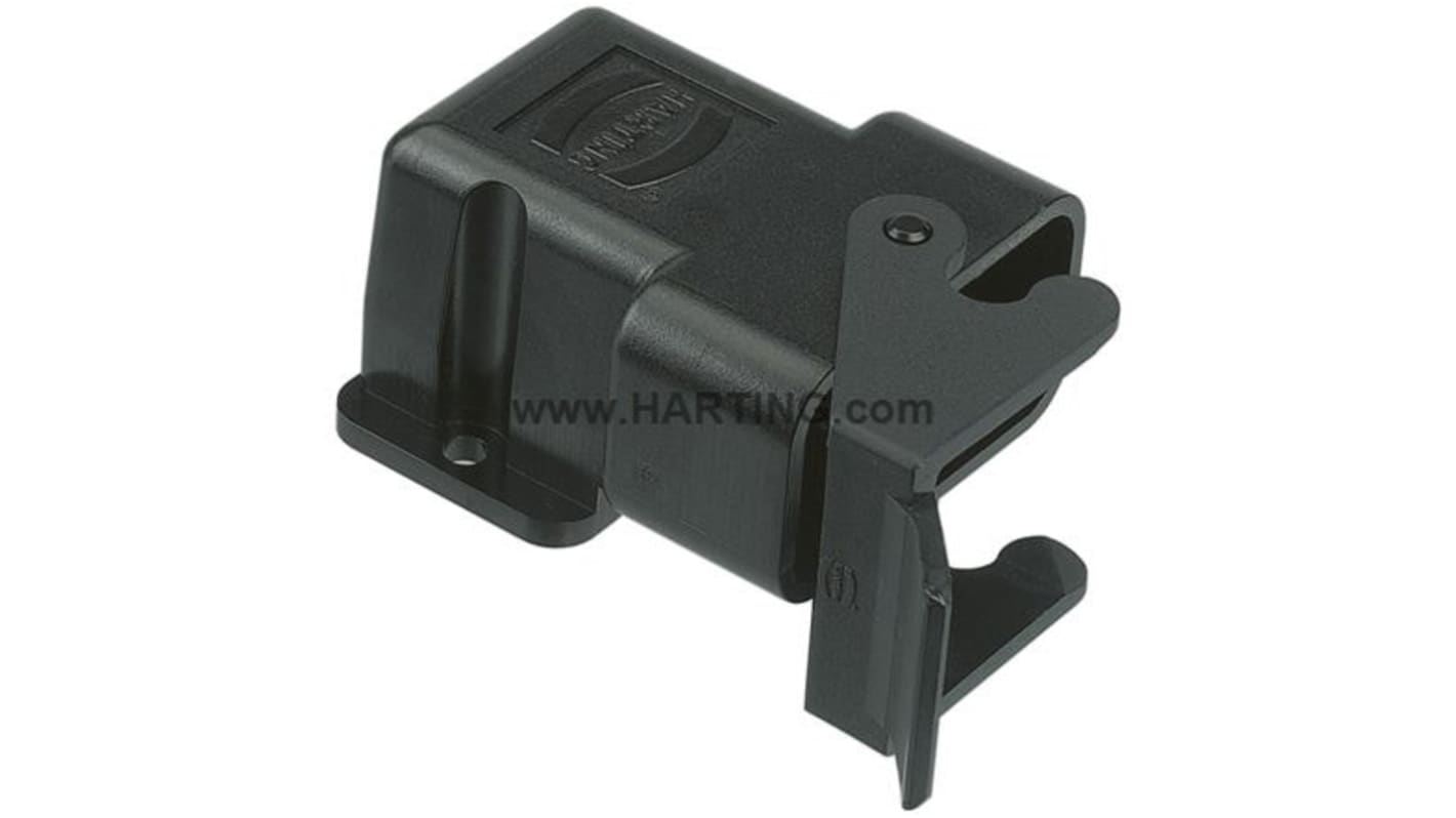 Base para conector industrial con entrada en ángulo HARTING serie Han-Compact tamaño 8