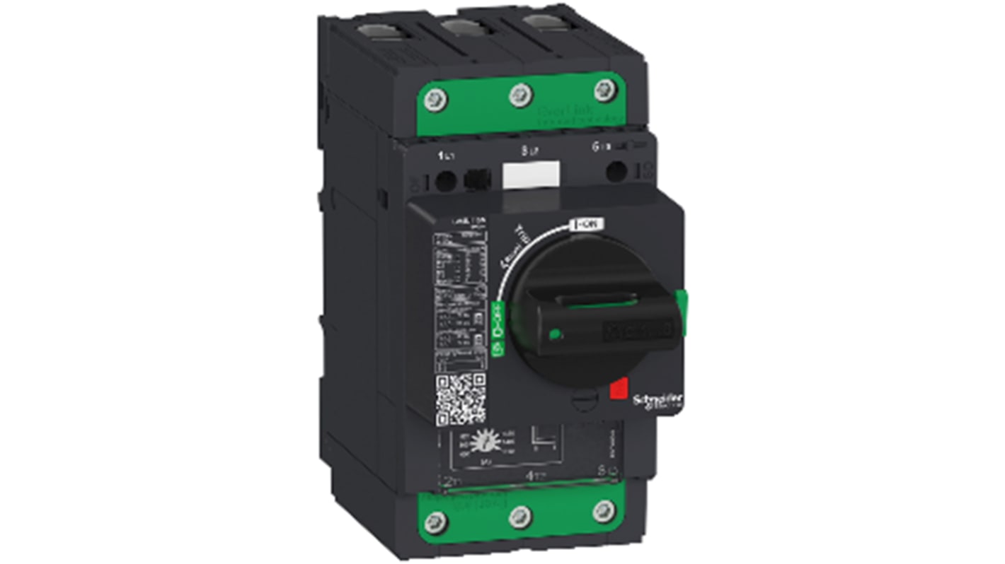 Disjoncteur Schneider Electric GV4L 3P, 2A, pouvoir de coupure 50 kA, montage rail DIN