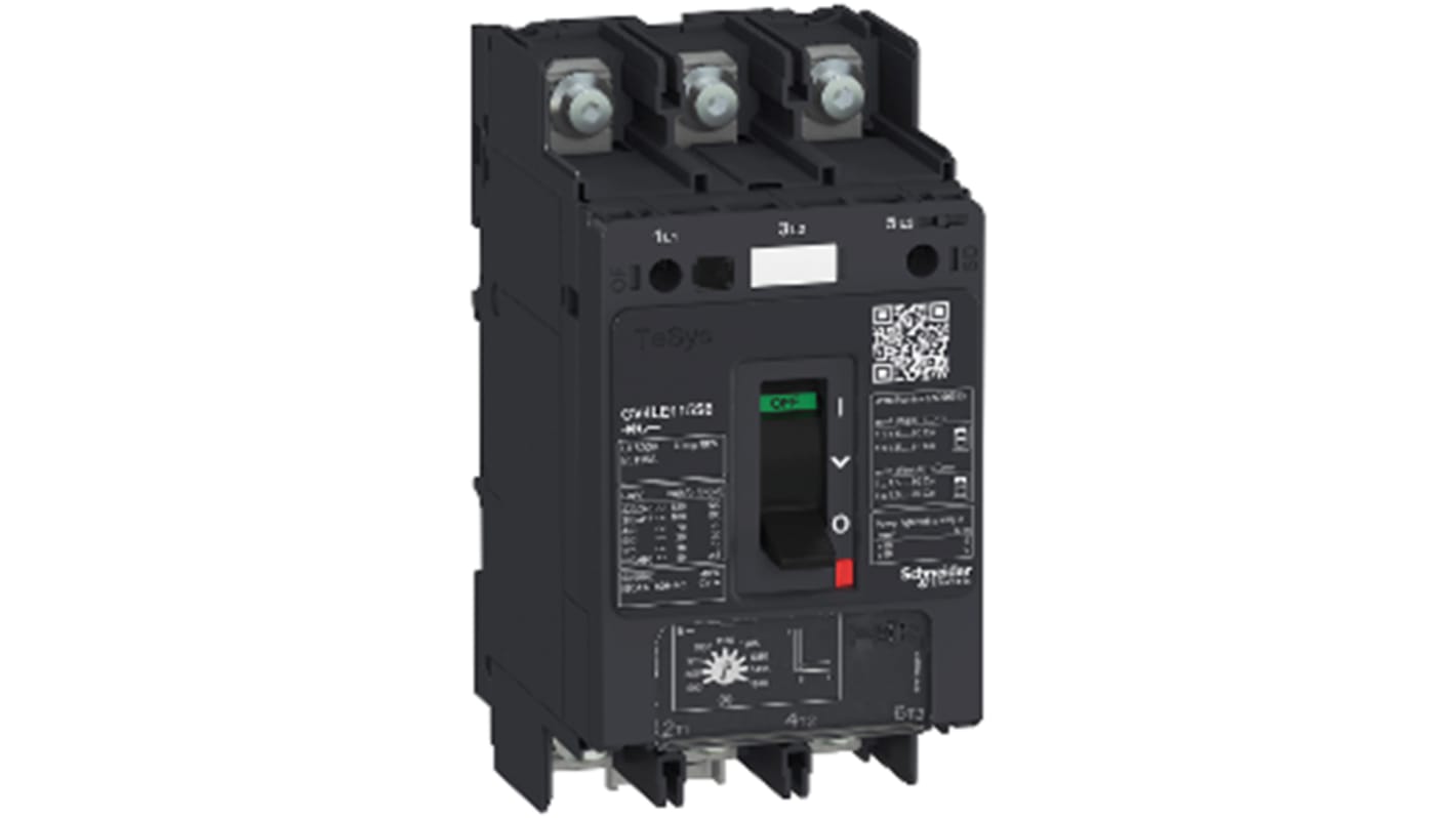 Disyuntor térmico / Disyuntor magnetotérmico Schneider Electric TeSys GV4LE de 3 polos, 690V ac, 2A