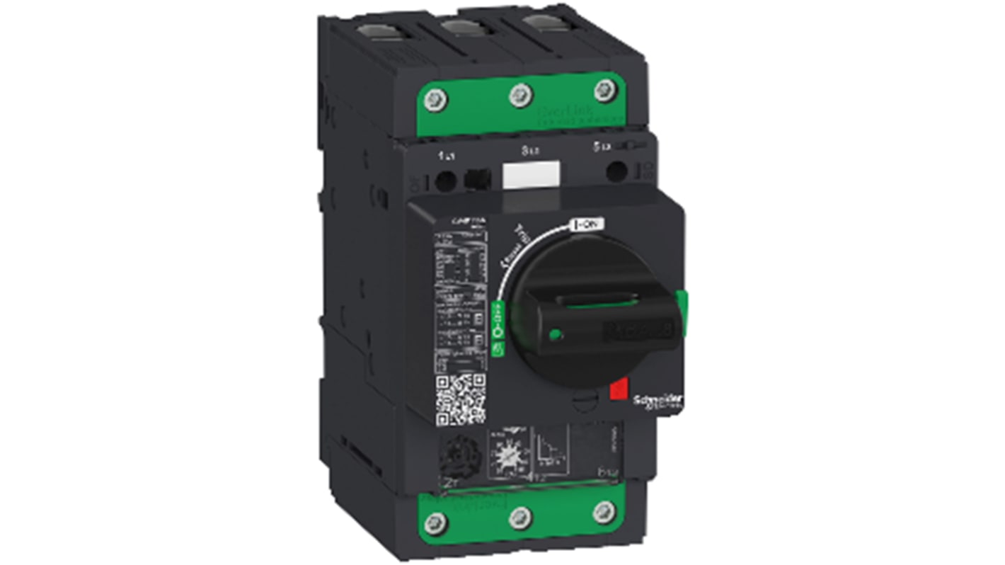 Schneider Electric TeSys Thermal Circuit Breaker - GV4P 3 Pole 690V ac Voltage Rating, 2A Current Rating