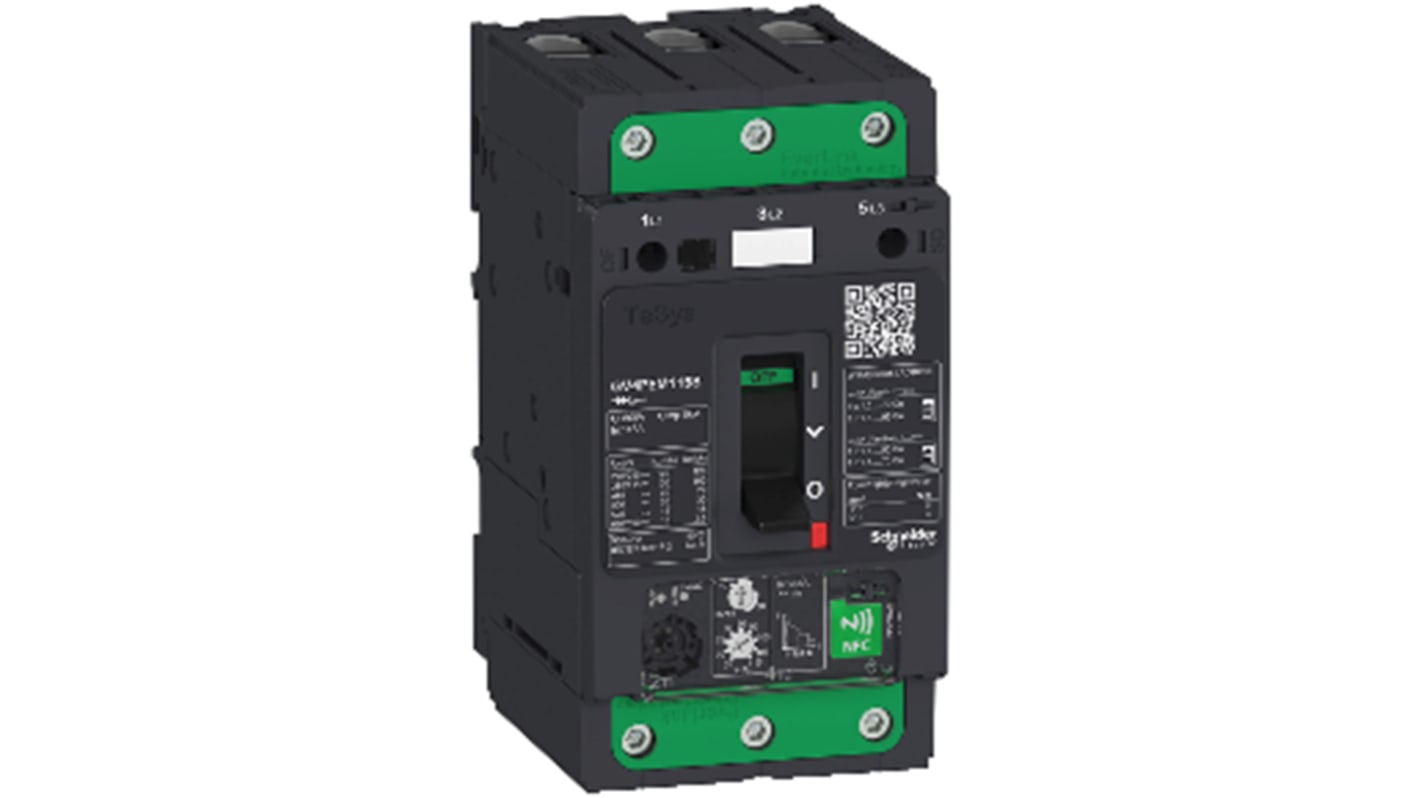 Disjoncteur thermique Schneider Electric GV4PEM, 2A, 3 pôles, 690V c.a.