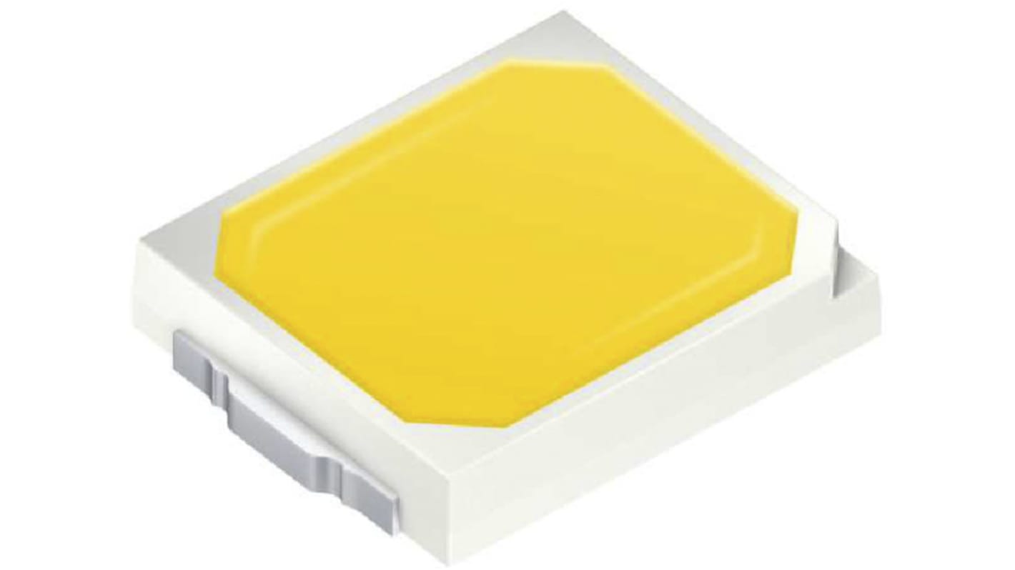 ams OSRAM LED, 2 tüskés, felületre szerelhető, Fehér, 76 lm, 4000K, 3,3 V, 120°, DURIS E2835 sorozat