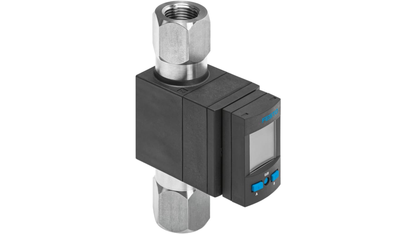 Festo SFAW Series V 1.1 Flow Sensor for Liquid, 1.8 l/min Min, 32 L/min Max