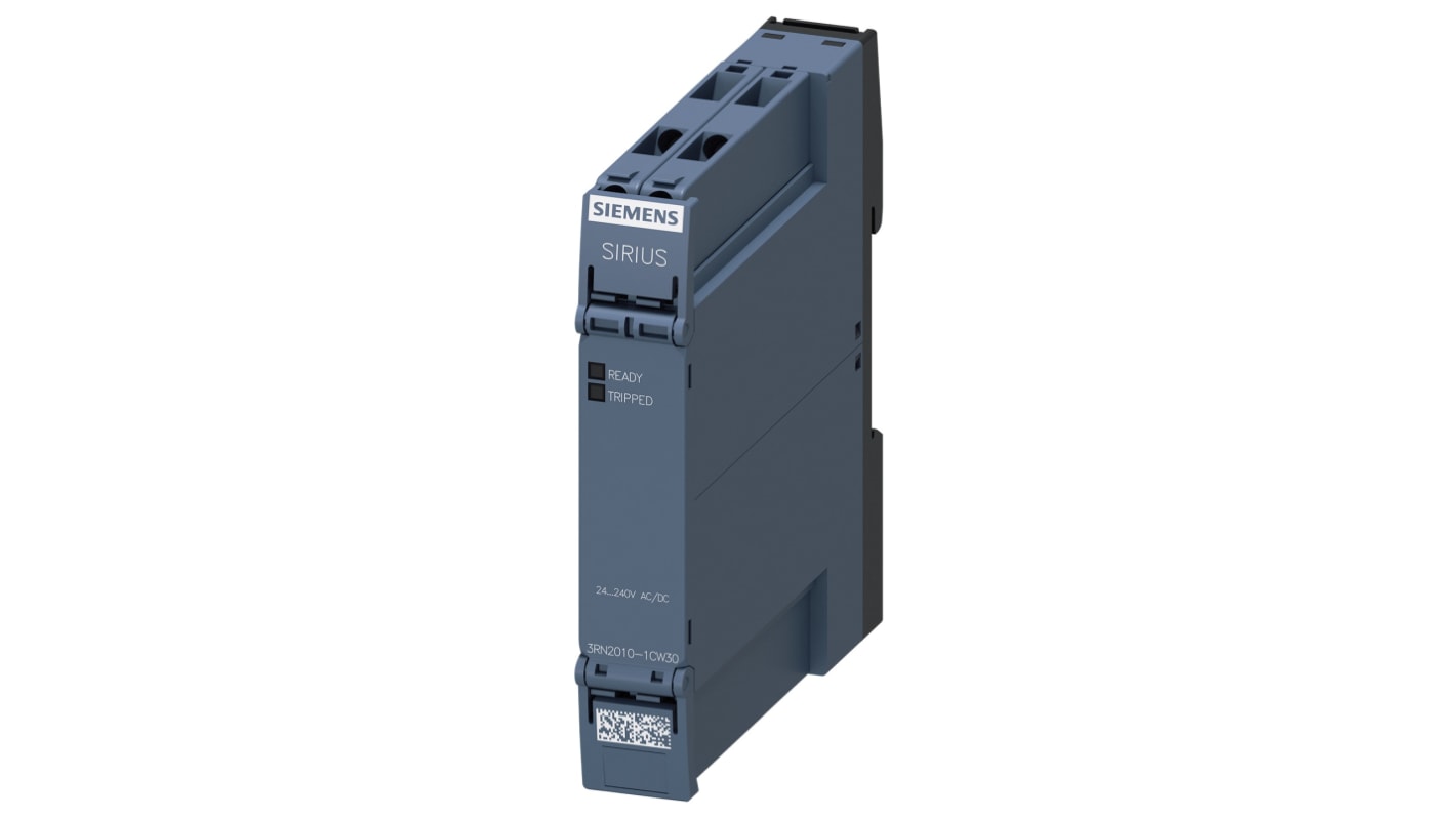 Siemens Thermistor Motor Protection Monitoring Relay, SPDT, 24 → 240V ac/dc, DIN Rail