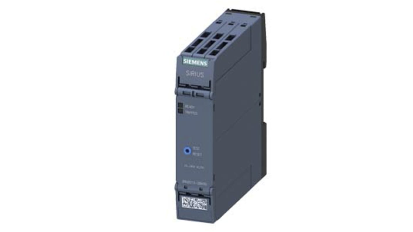 Siemens 3RN2 Überwachungsrelais, für Thermistormotor-Temperaturschutz 24 → 240V ac/dc, 2-poliger Wechsler