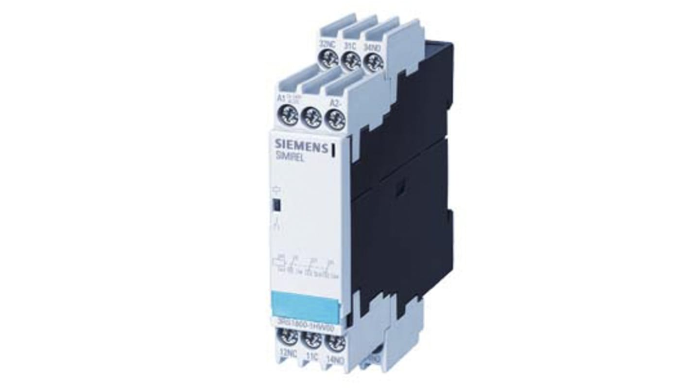 Siemens 3RS1 Series Interface Relay, DIN Rail Mount, 240V ac/dc Coil, 3PDT, 3-Pole