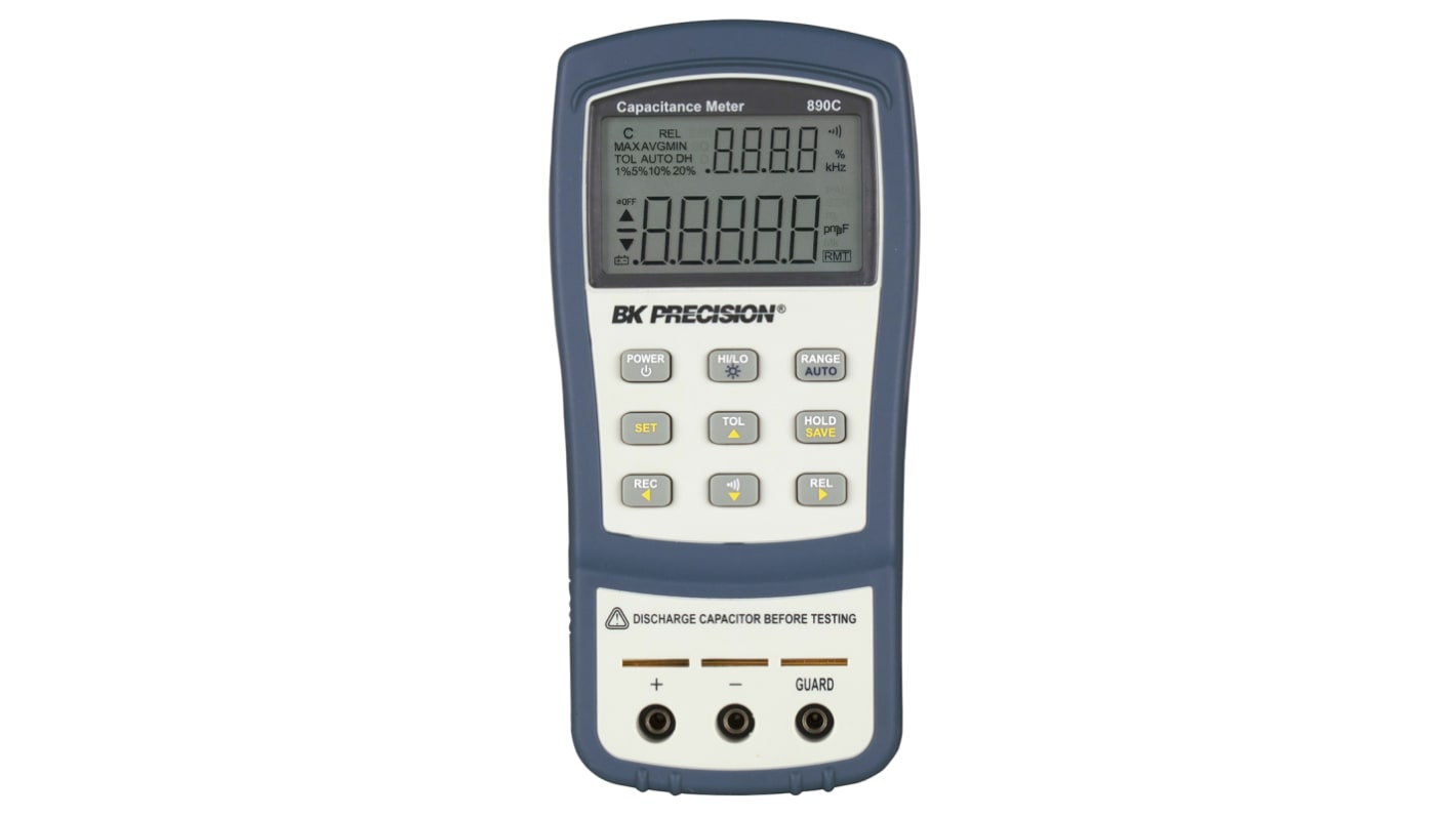 Medidor de capacitancia de mano BK Precision BK890C/ 50mF