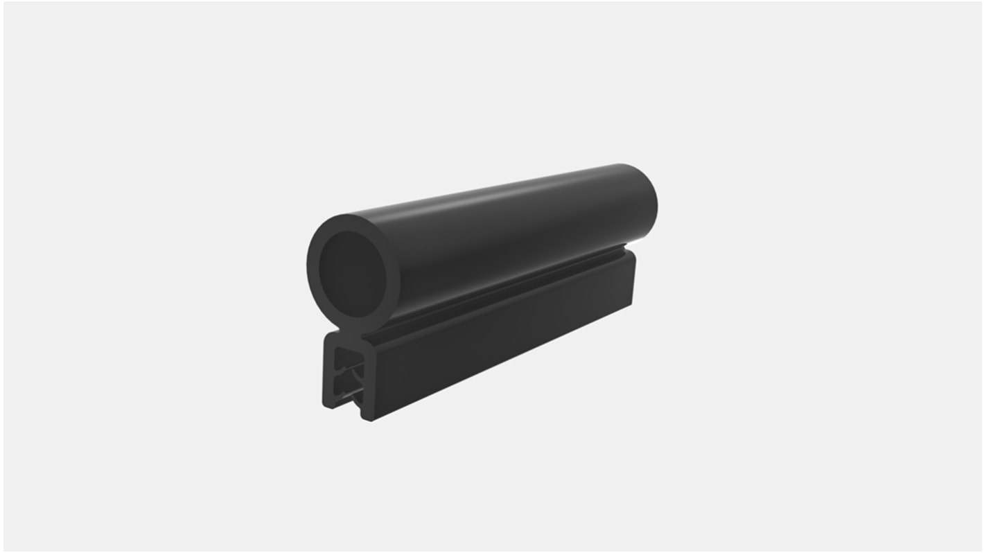 Perfil para protección de bordes RS PRO de EPDM Negro, 20m x 34,5mm x 20mm