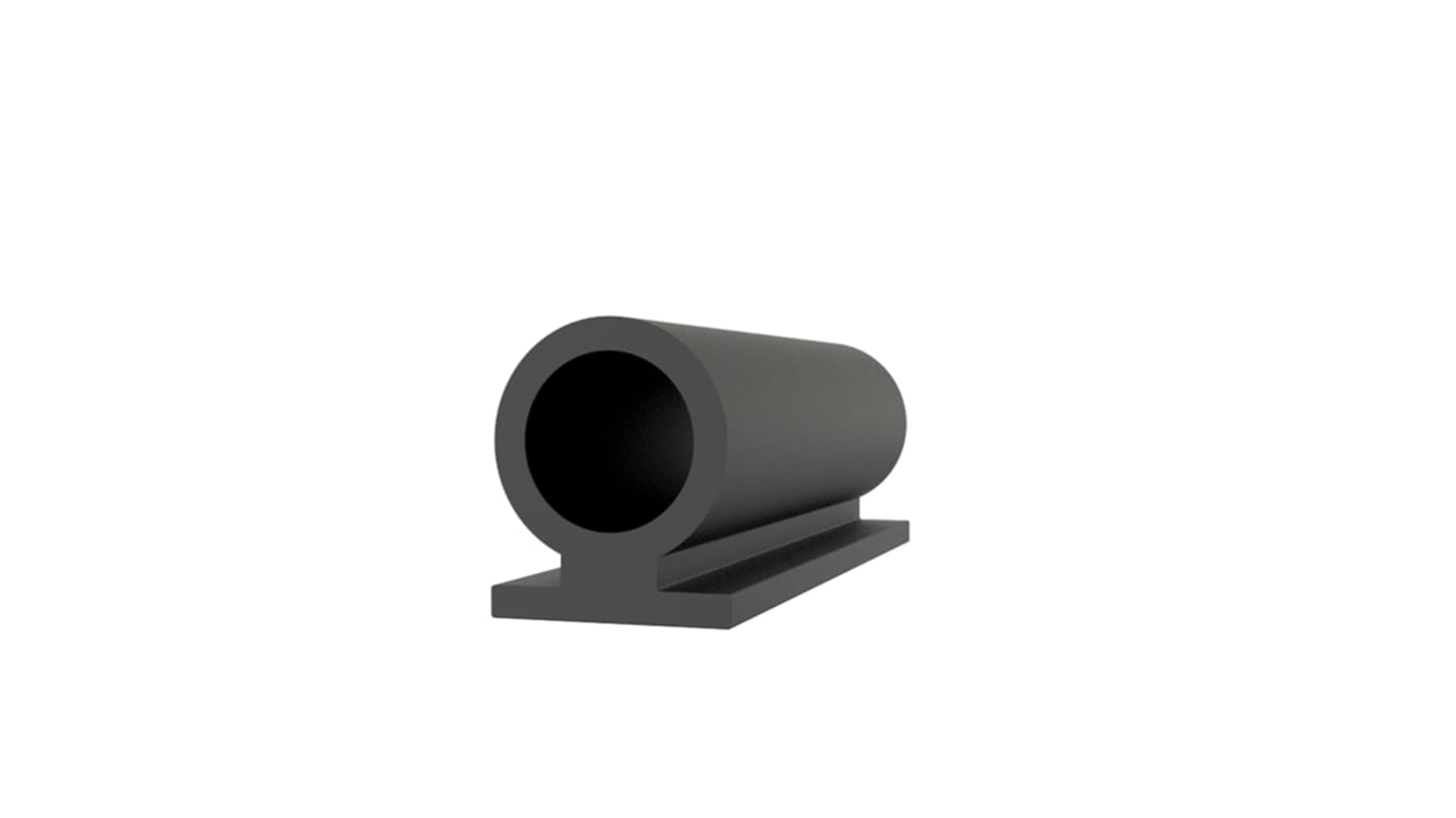 RS PRO Black EPDM Edging Strip, 20m