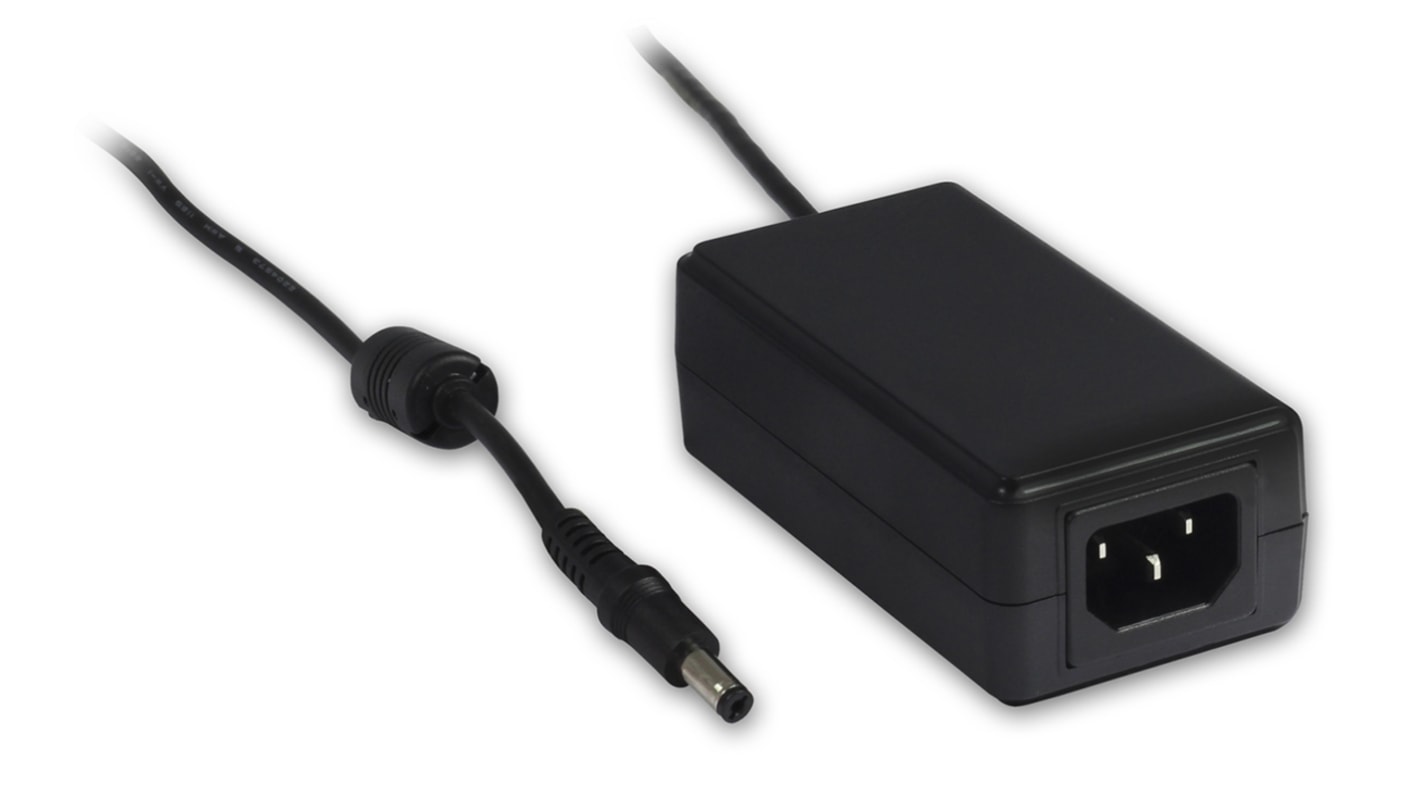 RS PRO 18.75W Plug-In AC/DC Adapter 7.5V dc Output, 2.5A Output