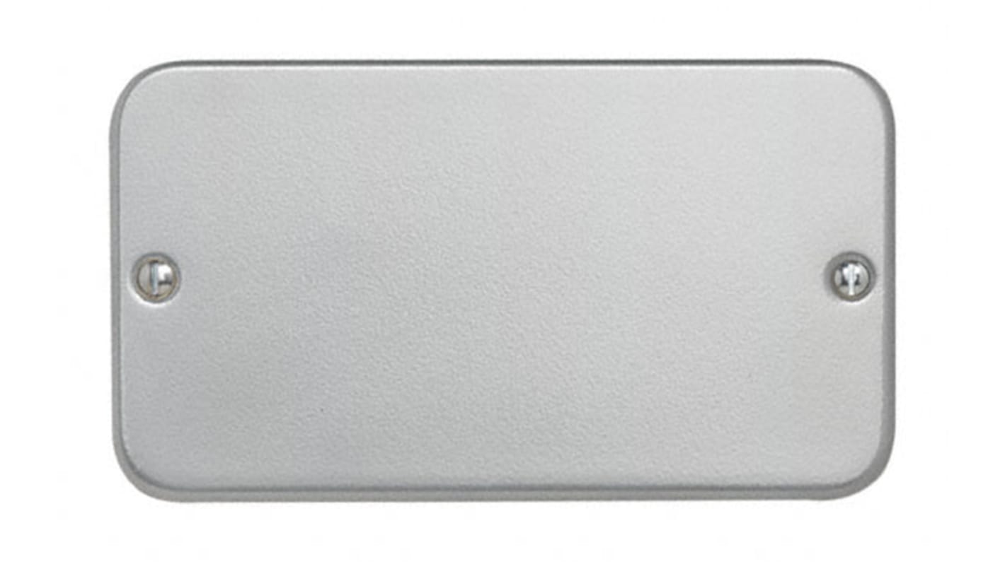 Contactum Grey 2 Gang Light Switch Cover