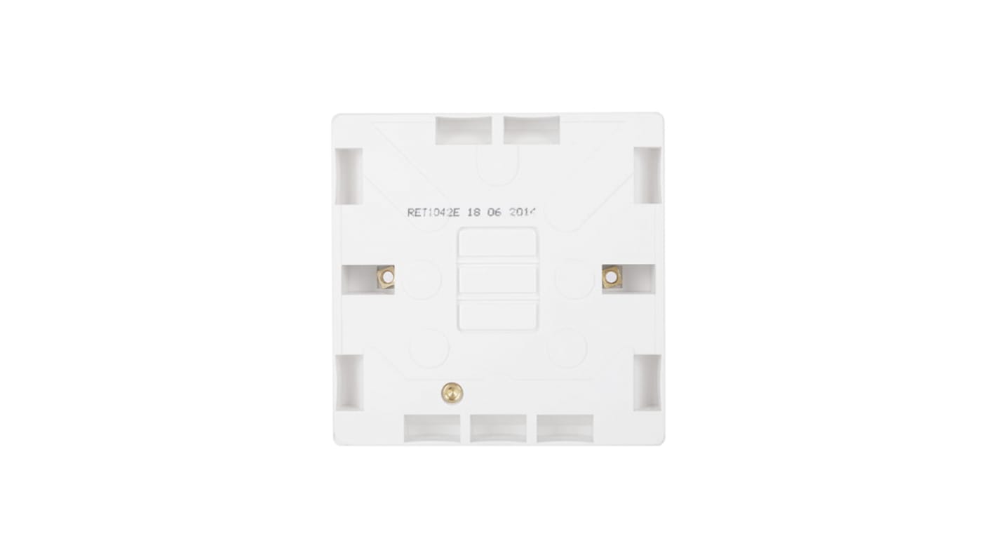 Scatola posteriore Contactum RET1042E, 1 modulo, Bianco