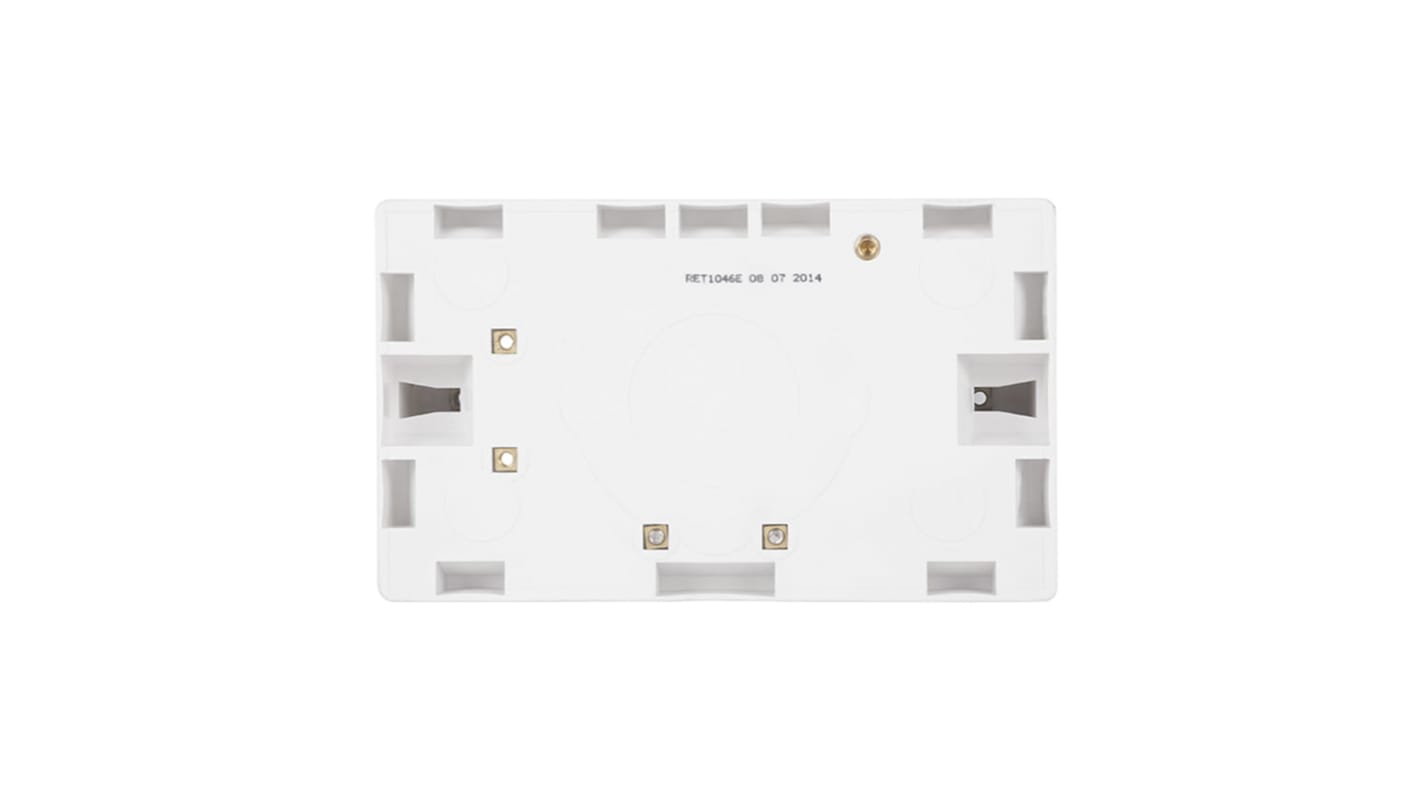 Scatola posteriore Contactum RET1046E, 2 moduli, Bianco