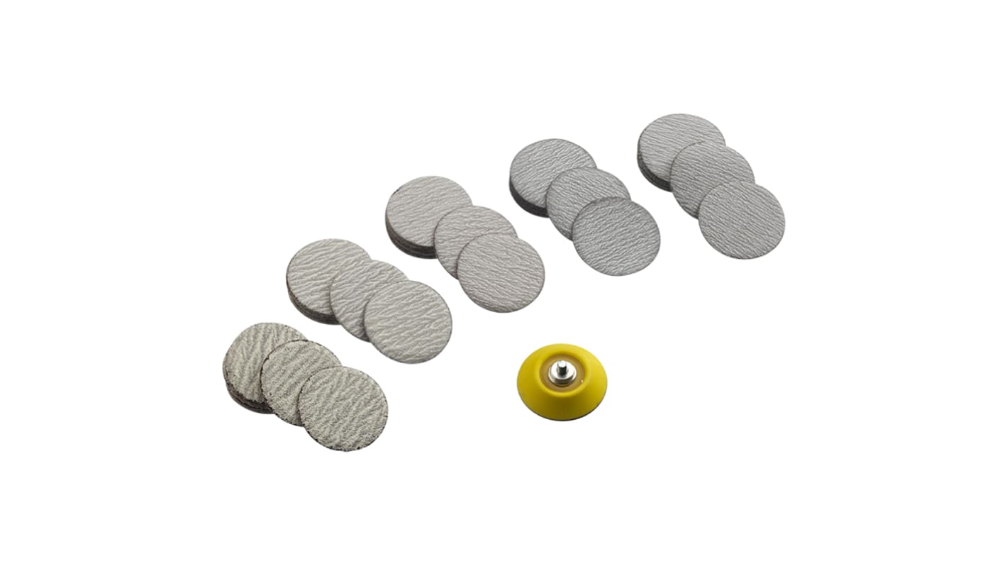 RS PRO 50 2in Sanding Disc, 60, 120, 240, 320, 400 Grit