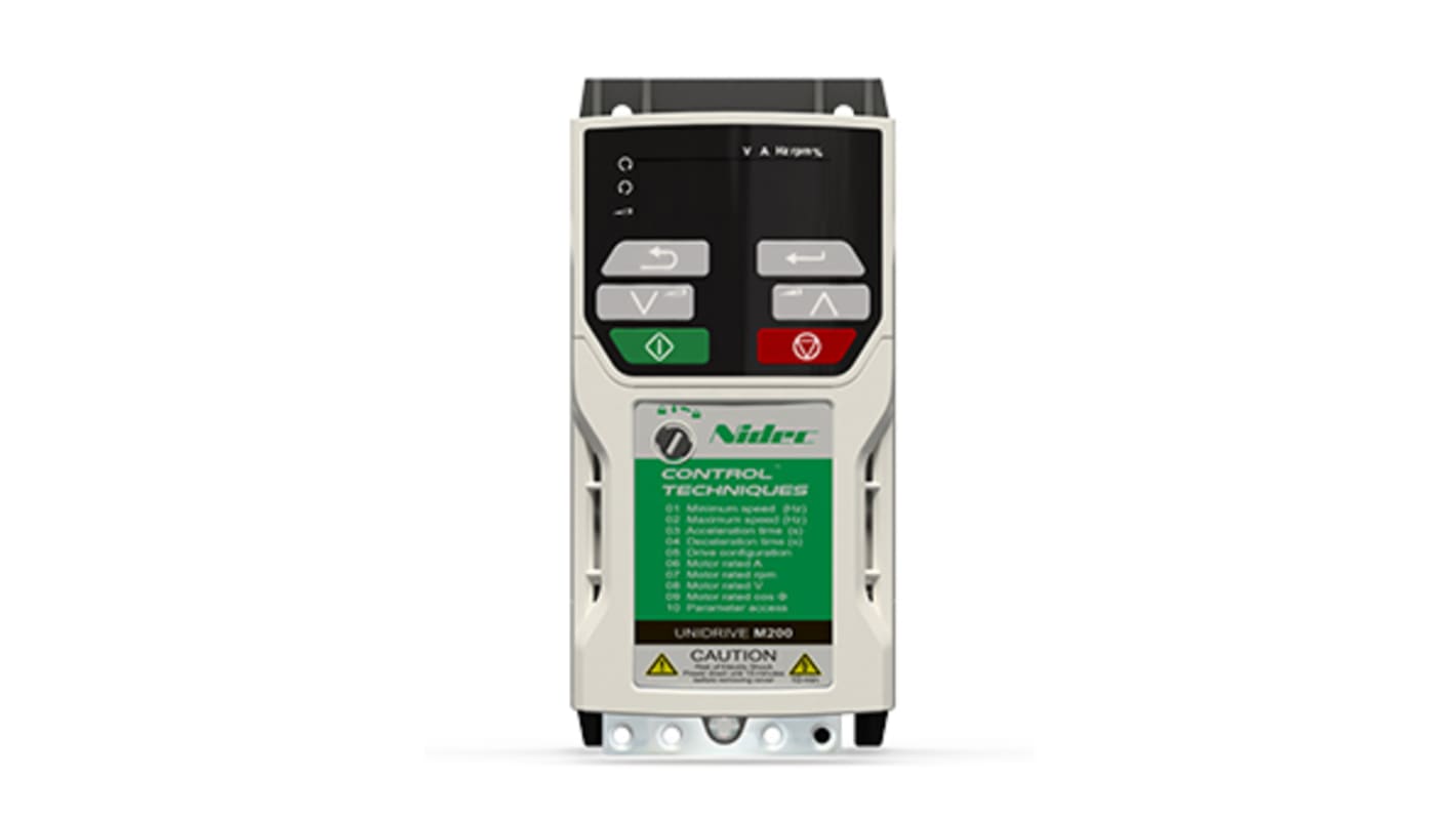 Control Techniques Inverter Drive, 1.5 kW, 1, 3 Phase, 200 → 240 V ac, 7.5 A, M200 Series