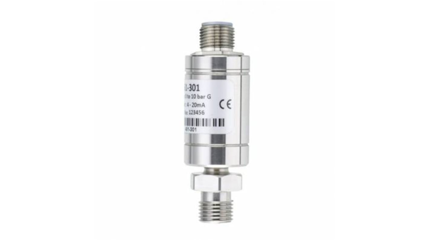 Sensor de presión manométrica RS PRO, 0bar → 1bar, G1/4, 9 → 32 V dc, salida analógica