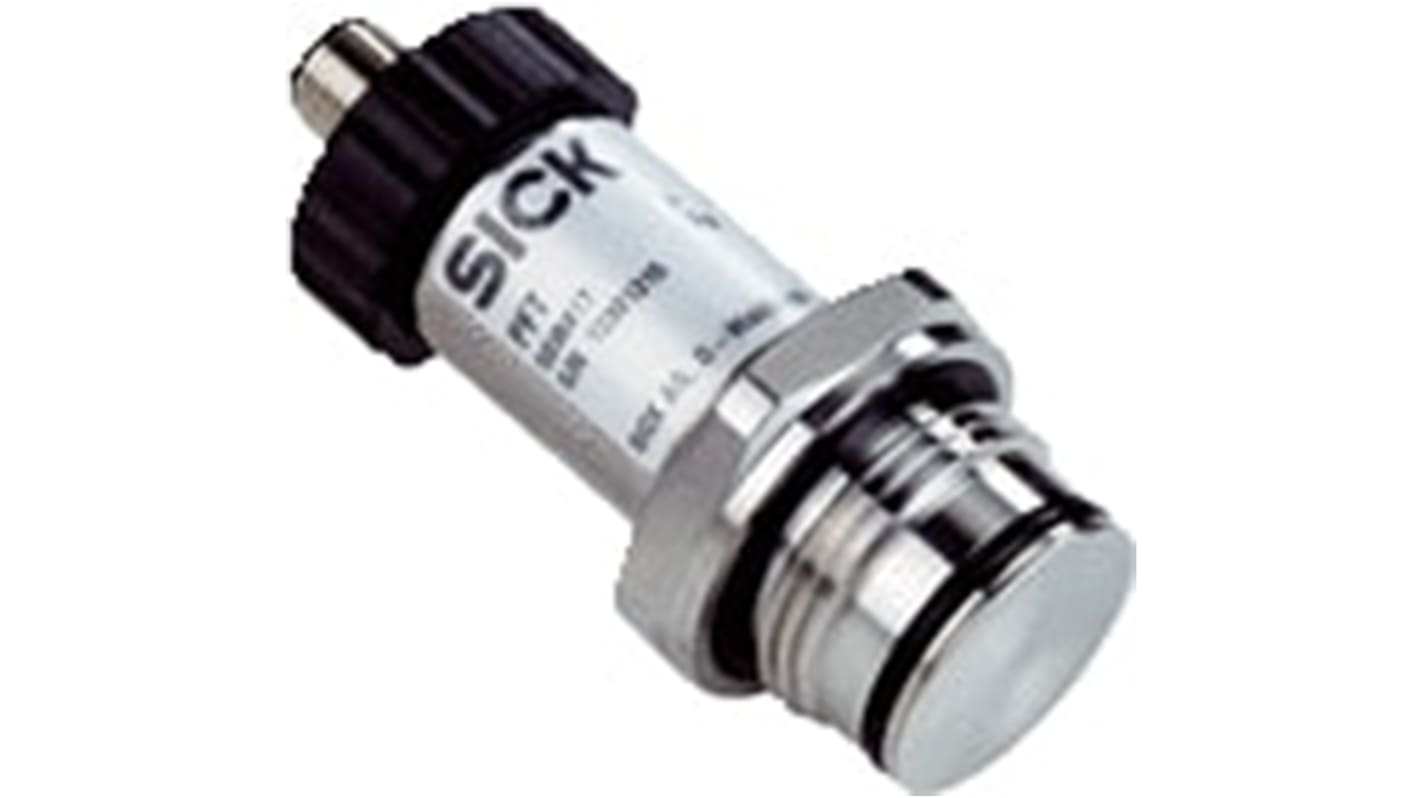 Sensor de nivel Sick serie PFT de Acero inoxidable 1,4571, montaje Rosca G1, salida 2 cables, 4 a 20 mA